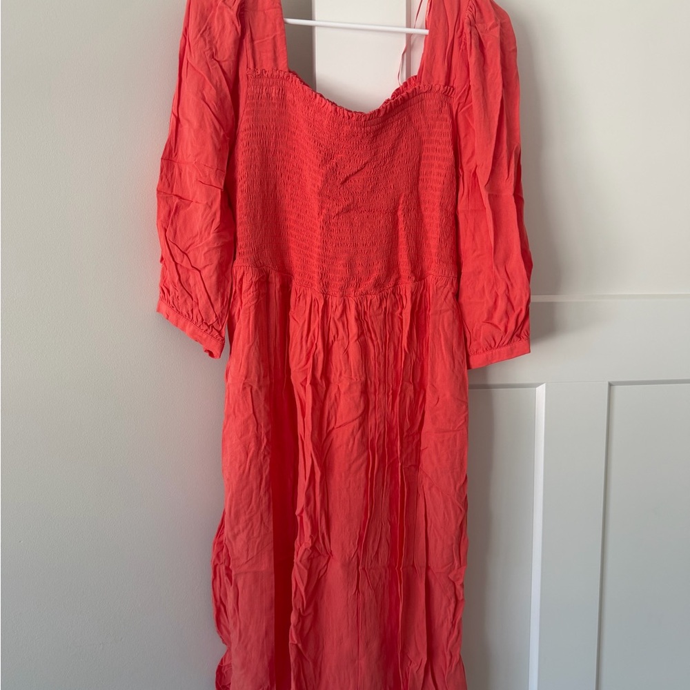 a new day Vibrant Red Long Sleeve Dress